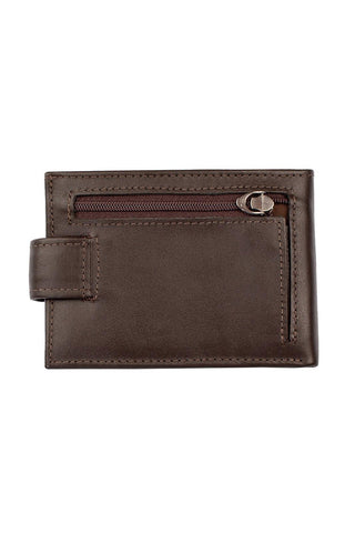 Carteira masculina de couro italiano com botão Matt 8,5x11,5cm - Enluaze - Bolsas, Mochilas e Acessórios em Couro Legítimo