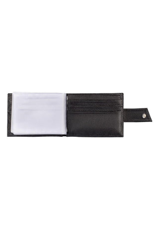 Carteira masculina de couro floater com botão Matt 8,5x11,5cm - Enluaze - Bolsas, Mochilas e Acessórios em Couro Legítimo