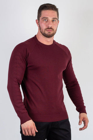 Blusa masculina de malha lisa 50002 - Enluaze - Vestuário e Acessórios em Couro Legítimo