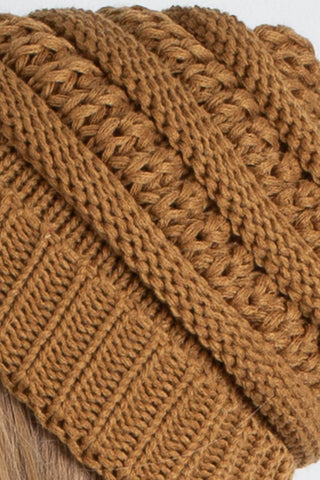 Gorro de tricô inverno feminino 60018 - Enluaze - Vestuário e Acessórios em Couro Legítimo