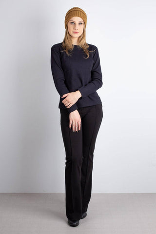 Gorro de tricô inverno feminino 60018 - Enluaze - Vestuário e Acessórios em Couro Legítimo