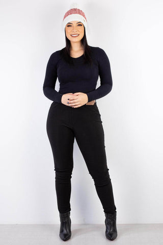 Gorro feminino de tricô inverno com pompom 60020 - Enluaze - Vestuário e Acessórios em Couro Legítimo