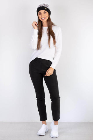 Gorro feminino de tricô inverno com pompom 60020 - Enluaze - Vestuário e Acessórios em Couro Legítimo