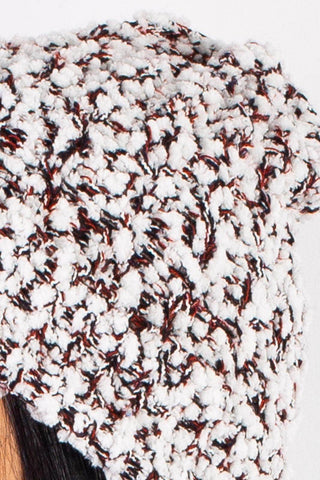 Gorro de tricô inverno feminino 60021 - Enluaze - Vestuário e Acessórios em Couro Legítimo