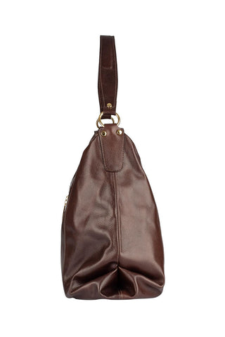 Bolsa saco grande de couro liso Cris - Enluaze - Bolsas, Mochilas e Acessórios em Couro Legítimo