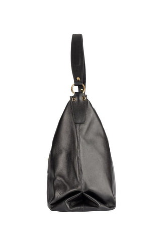 Bolsa saco grande de couro liso Cris - Enluaze - Bolsas, Mochilas e Acessórios em Couro Legítimo