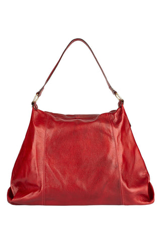 Bolsa saco grande de couro liso Cris - Enluaze - Bolsas, Mochilas e Acessórios em Couro Legítimo