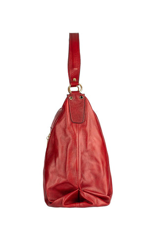 Bolsa saco grande de couro liso Cris - Enluaze - Bolsas, Mochilas e Acessórios em Couro Legítimo