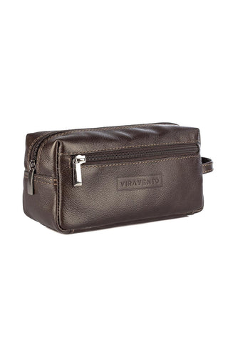 Necessaire masculina em couro floater Daily 10x20x8cm - Enluaze - Bolsas, Mochilas e Acessórios em Couro Legítimo