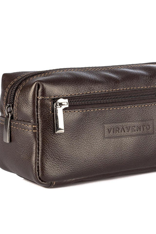 Necessaire masculina em couro floater Daily 10x20x8cm - Enluaze - Bolsas, Mochilas e Acessórios em Couro Legítimo
