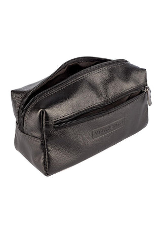 Necessaire masculina em couro floater Daily 10x20x8cm - Enluaze - Bolsas, Mochilas e Acessórios em Couro Legítimo
