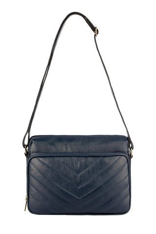 Bolsa de couro liso tiracolo Anita - Enluaze - Bolsas, Mochilas e Acessórios em Couro Legítimo
