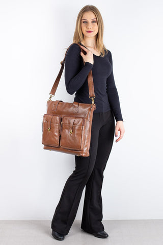 Bolsa/Pasta para notebook de couro liso Jaque - Enluaze - Bolsas, Mochilas e Acessórios em Couro Legítimo