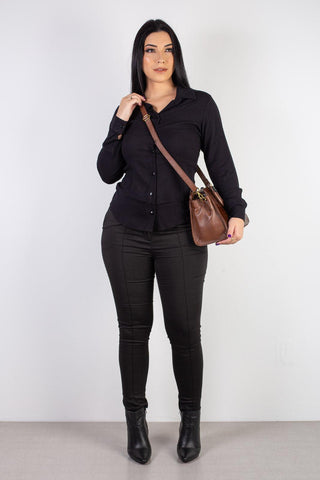 Bolsa de couro croco estruturada Emili - Enluaze - Bolsas, Mochilas e Acessórios em Couro Legítimo