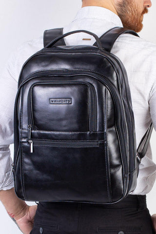 Mochila executiva de couro italiano Office - Enluaze - Bolsas, Mochilas e Acessórios em Couro Legítimo