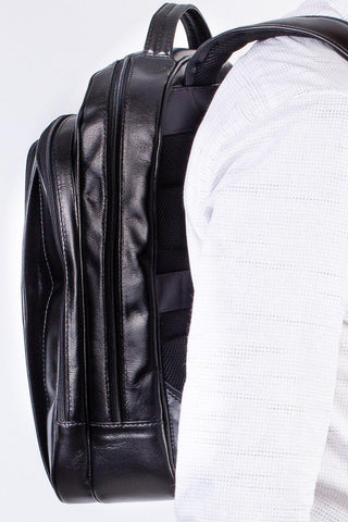 Mochila executiva de couro italiano Office - Enluaze - Bolsas, Mochilas e Acessórios em Couro Legítimo