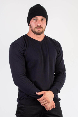 Gorro masculino de tricô para inverno 50011 - Enluaze - Vestuário e Acessórios em Couro Legítimo