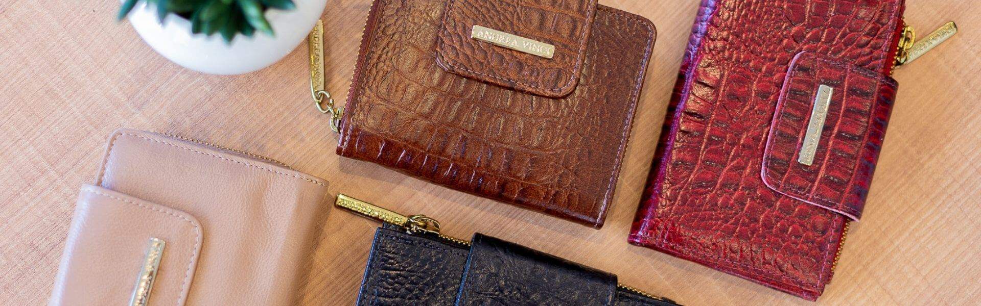 Carteiras femininas - Enluaze - Acessórios em Couro