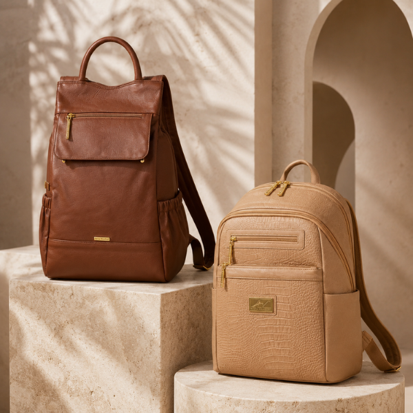 Mochilas Femininas de couro legítimo