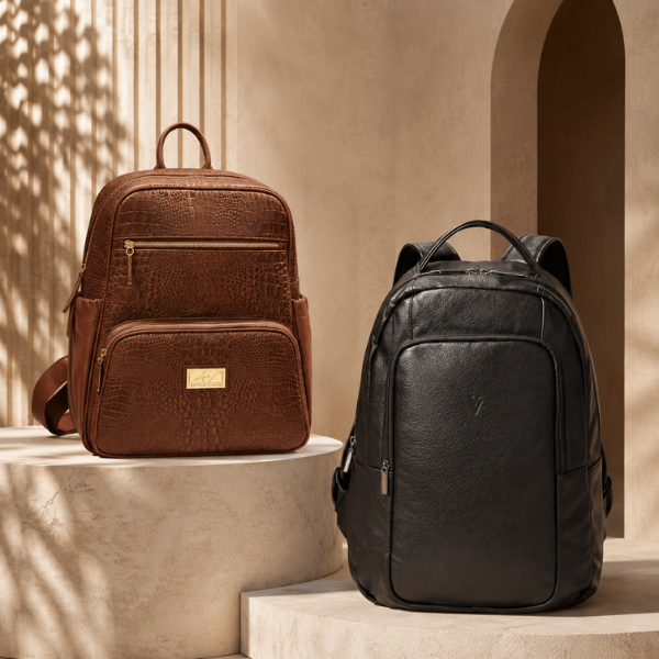 Mochilas para Notebook em couro legítimo femininas e masculinas