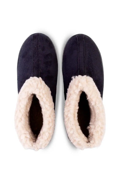 Pantufa unissex forrada em pelo e sola antiderrapante 01 - Enluaze
