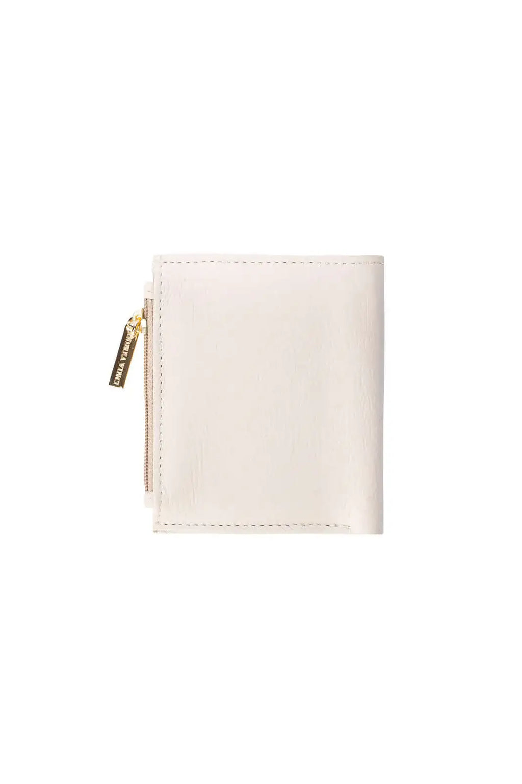 Carteira feminina de couro liso Lilian 11x9,5cm - Enluaze