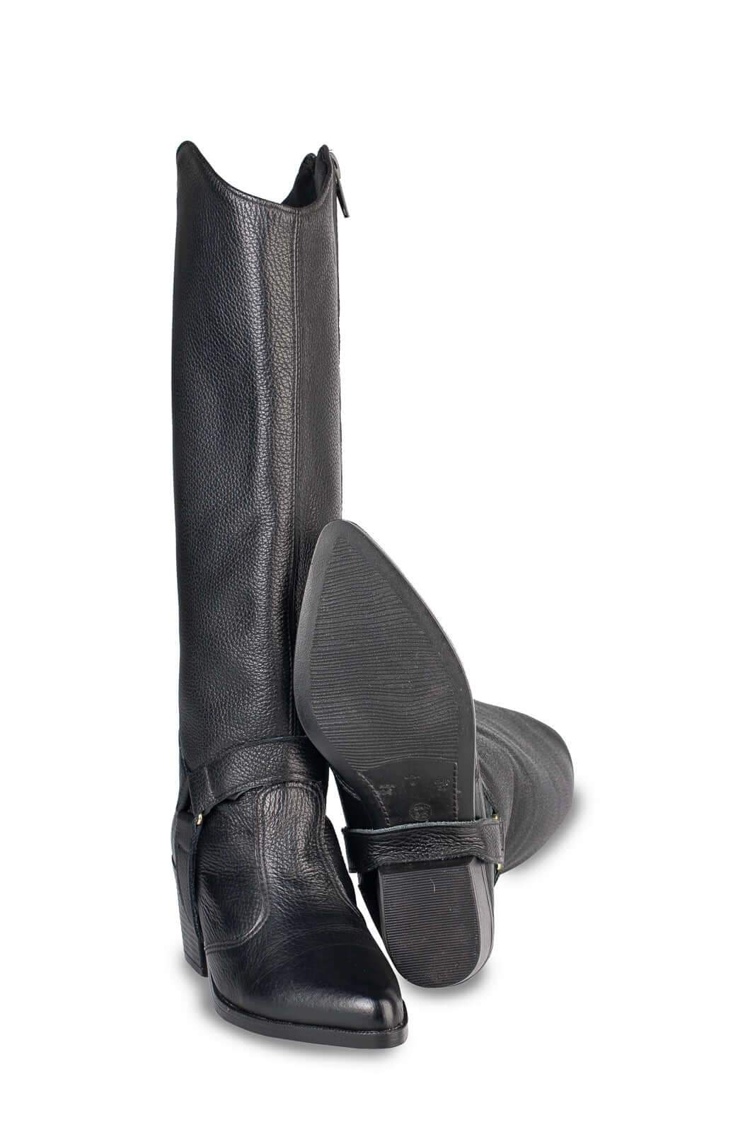 Bota de couro 2 em 1 montaria 003 - Enluaze