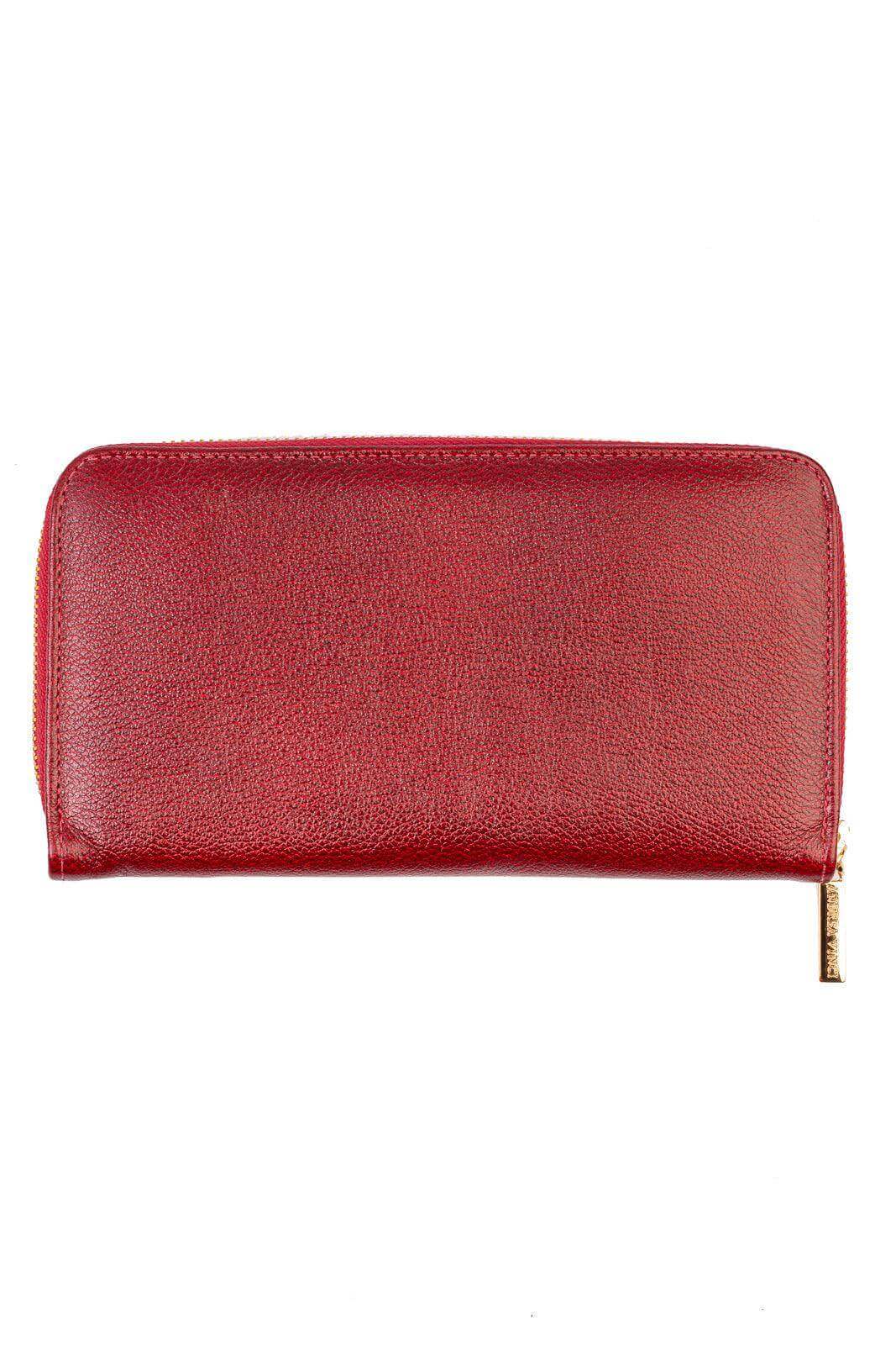 Carteira feminina de couro liso Bonny 10x19cm - Enluaze