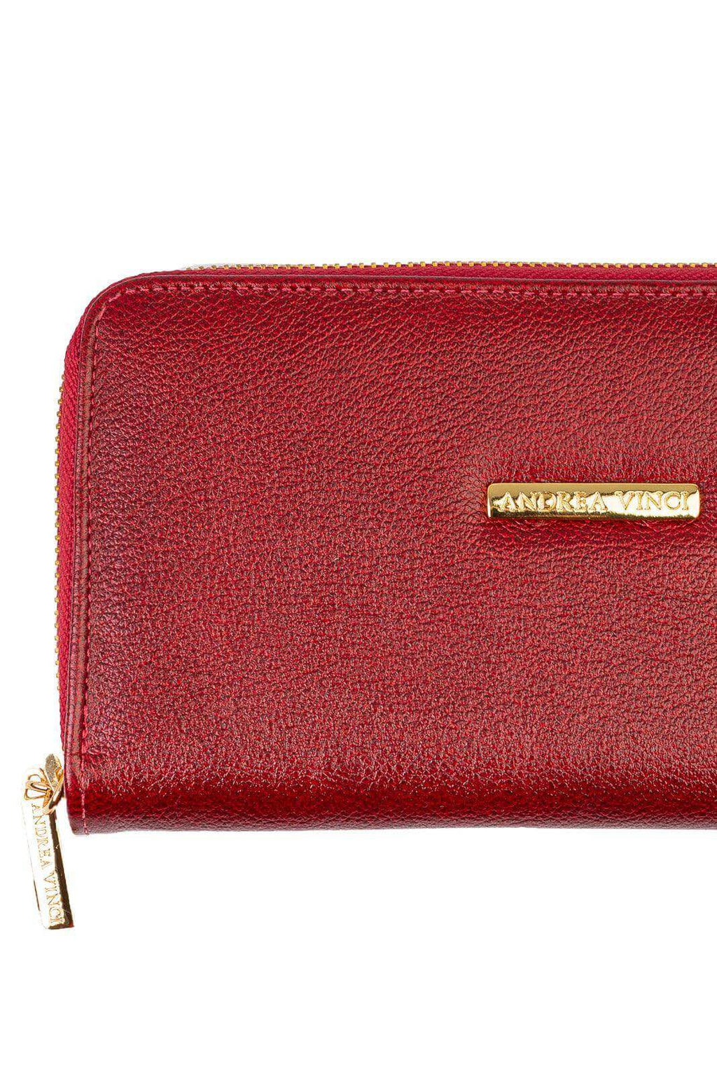 Carteira feminina de couro liso Bonny 10x19cm - Enluaze