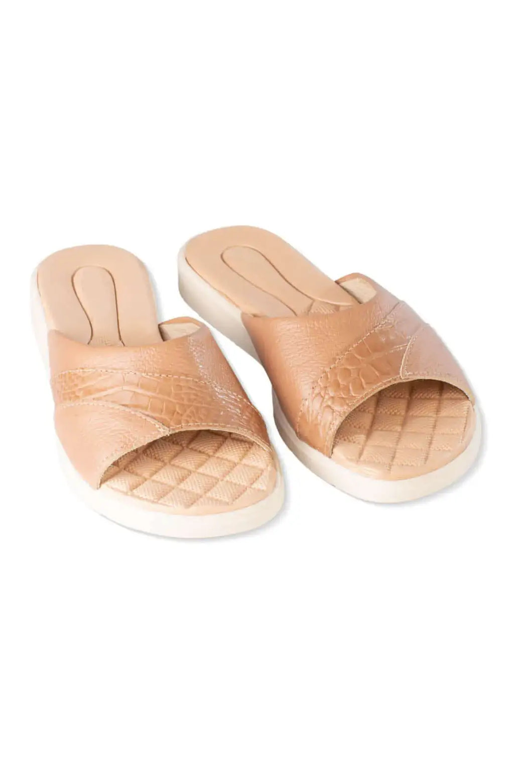 Rasteirinha casual conforto em couro Selene - Enluaze