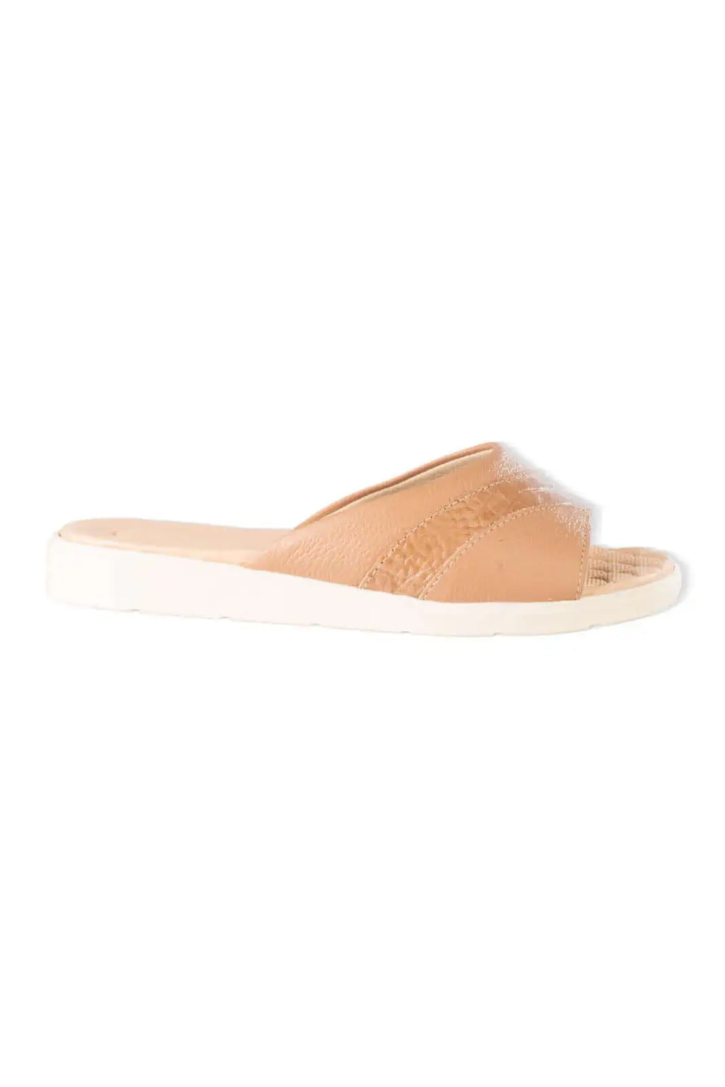 Rasteirinha casual conforto em couro Selene - Enluaze