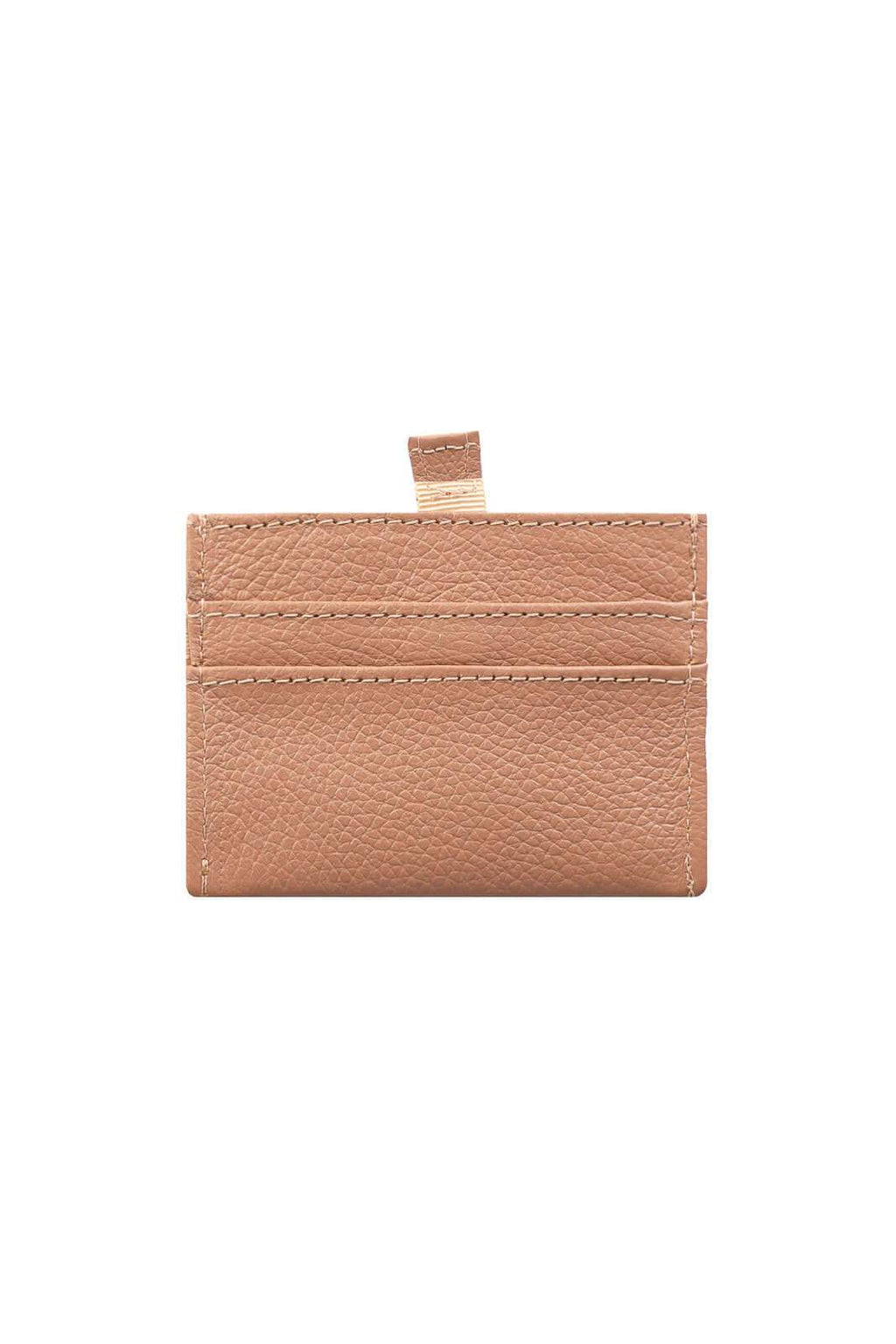 Porta cartões de couro liso Ianna 8x10cm - Enluaze