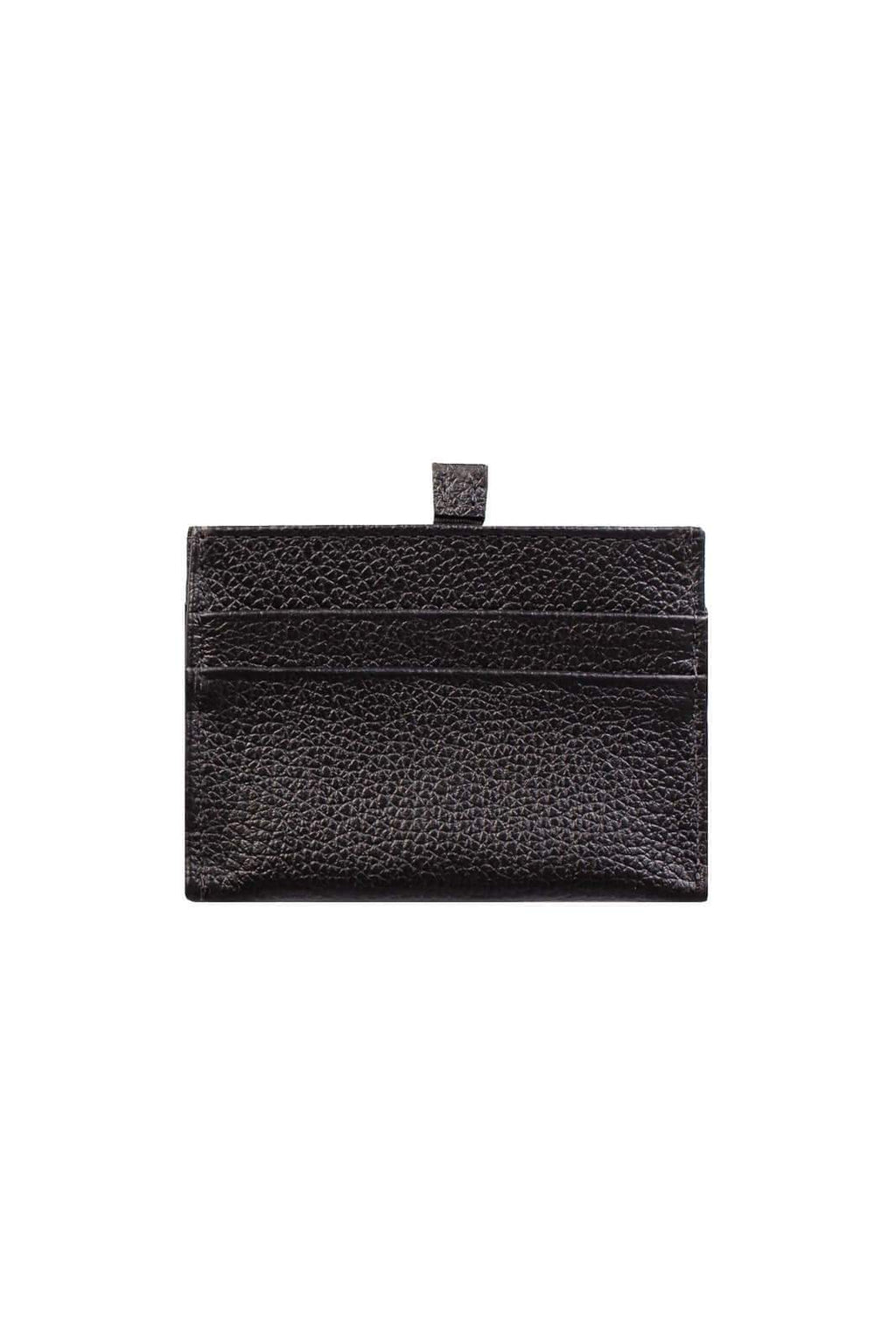 Porta cartões de couro liso Ianna 8x10cm - Enluaze