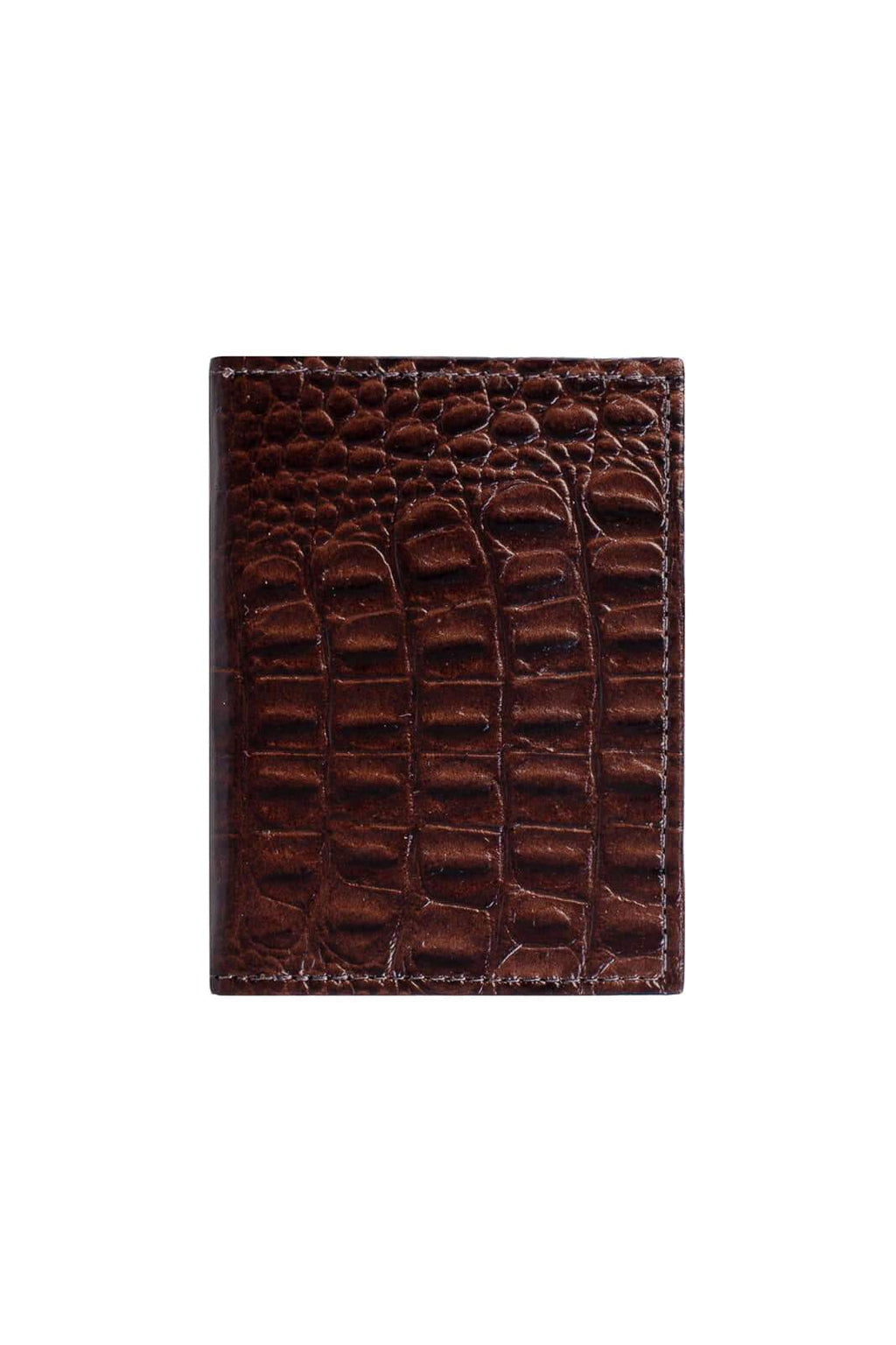 Porta cartões de couro croco Andréia 7,5x10cm - Enluaze