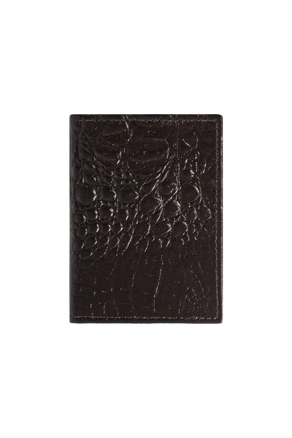 Porta cartões de couro croco Andréia 7,5x10cm - Enluaze