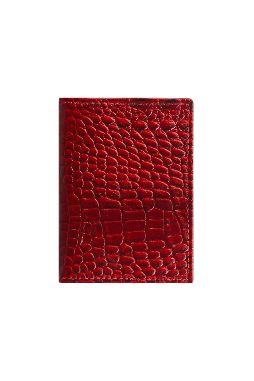 Porta cartões de couro croco Andréia 7,5x10cm - Enluaze