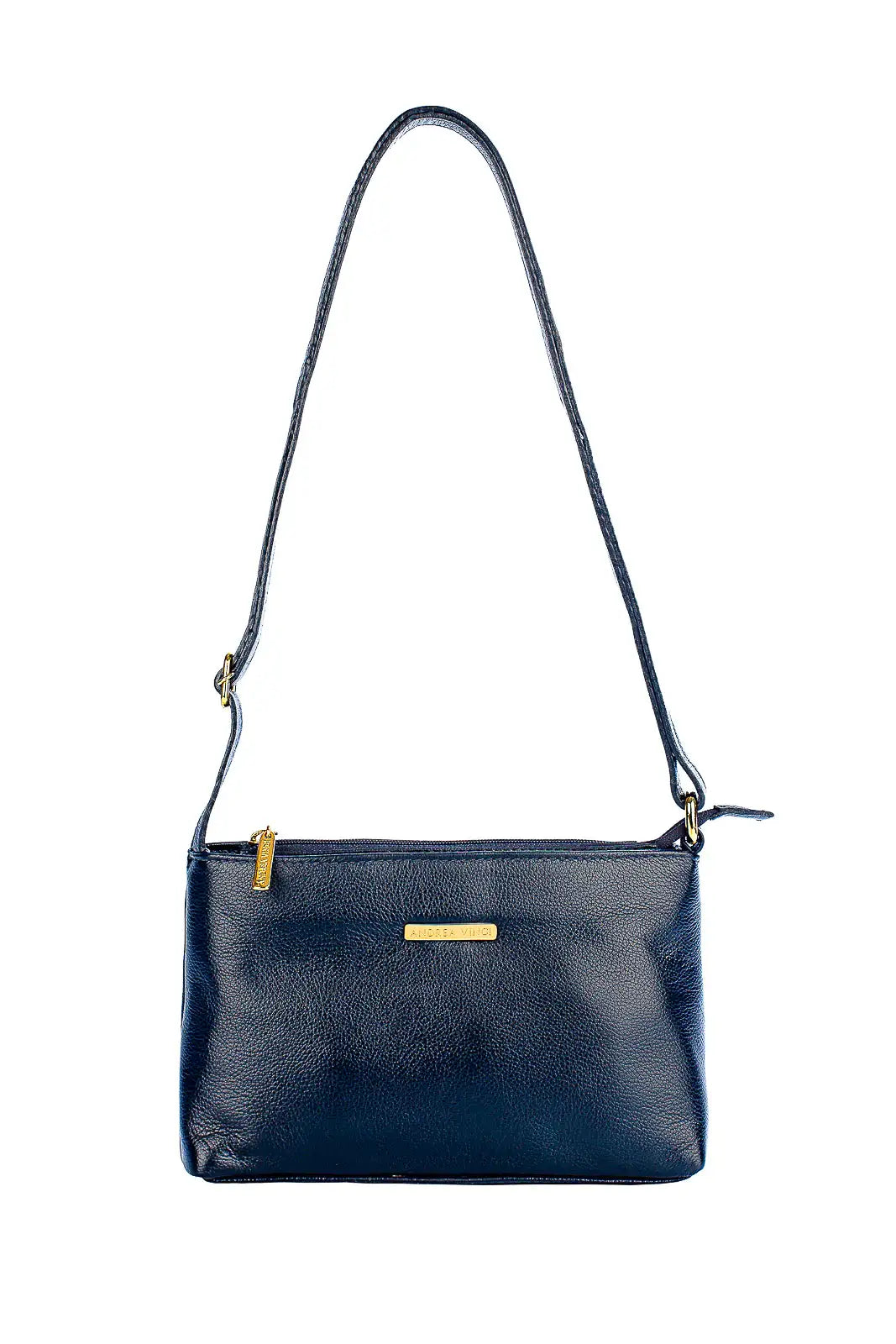 Bolsa pequena transversal de couro liso Iris - Enluaze