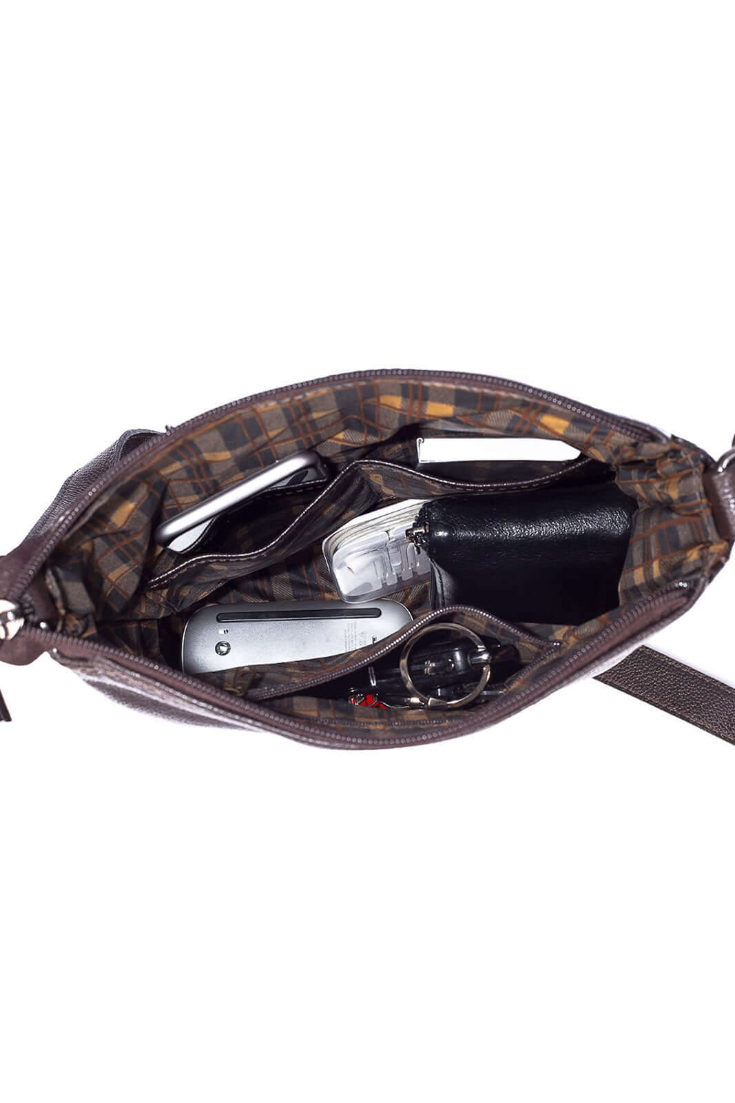 Bolsa de couro tiracolo Clovis - Enluaze