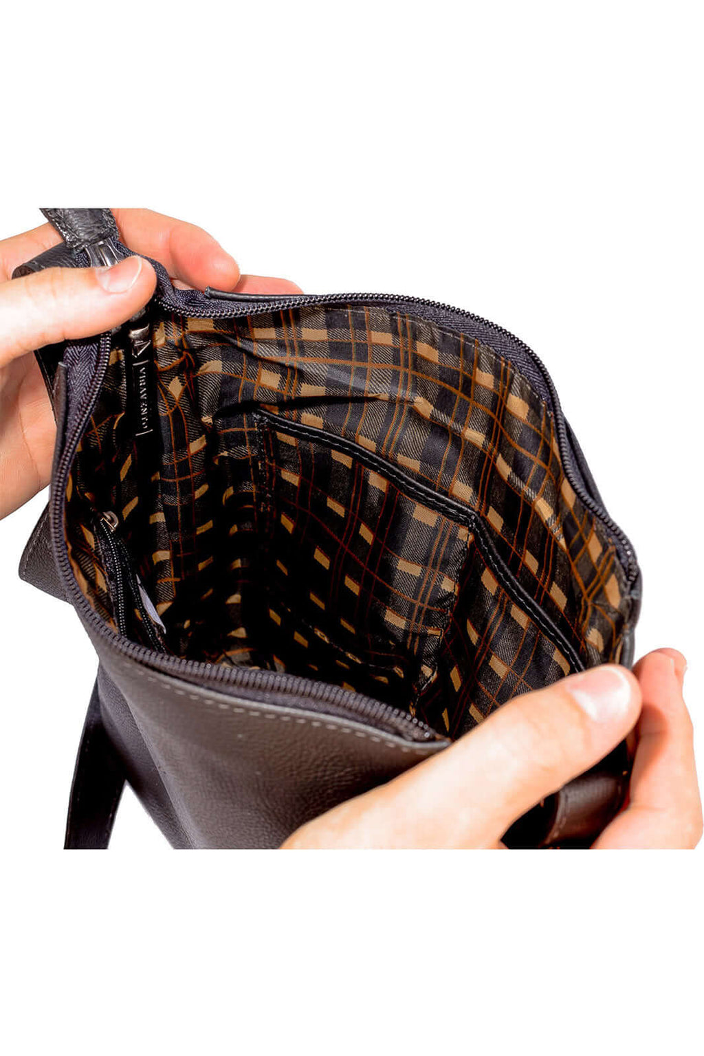 Bolsa de couro tiracolo Clovis - Enluaze