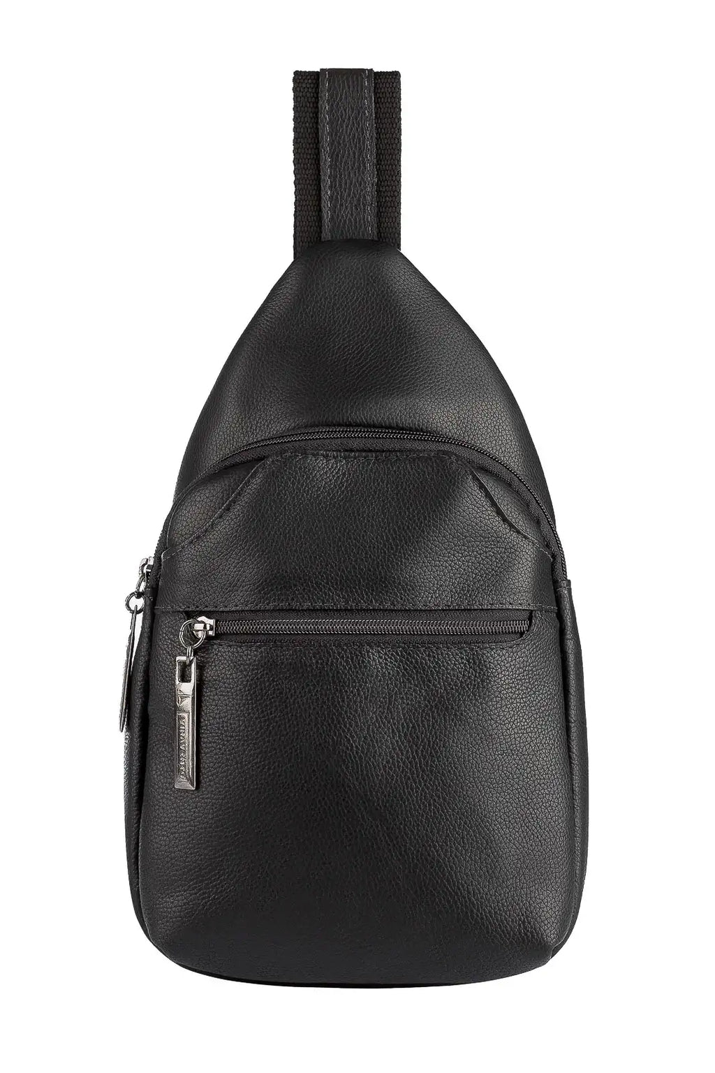 Mini mochila transversal de couro Jeff - Enluaze