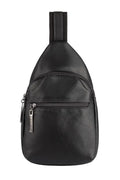 Mini mochila transversal de couro Jeff — Enluaze, foto 8