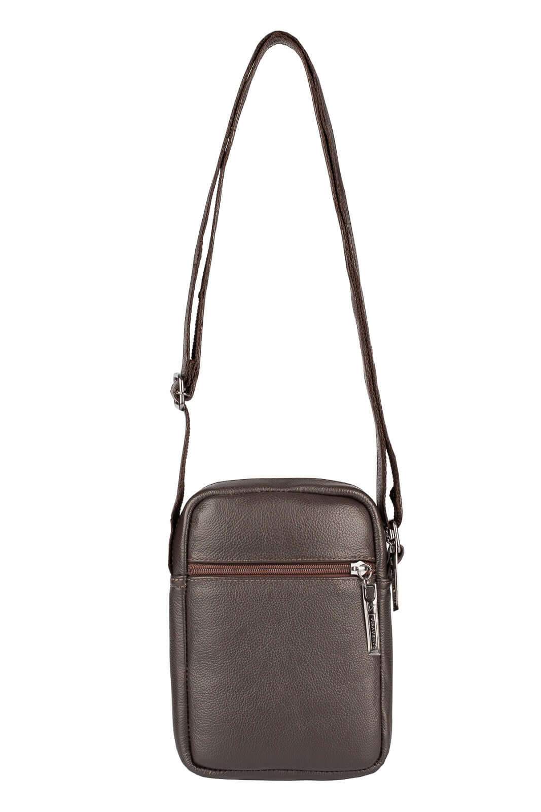 Bolsa shoulder bag de couro Pietro - Enluaze
