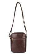 Bolsa shoulder bag de couro liso Pietra - Enluaze