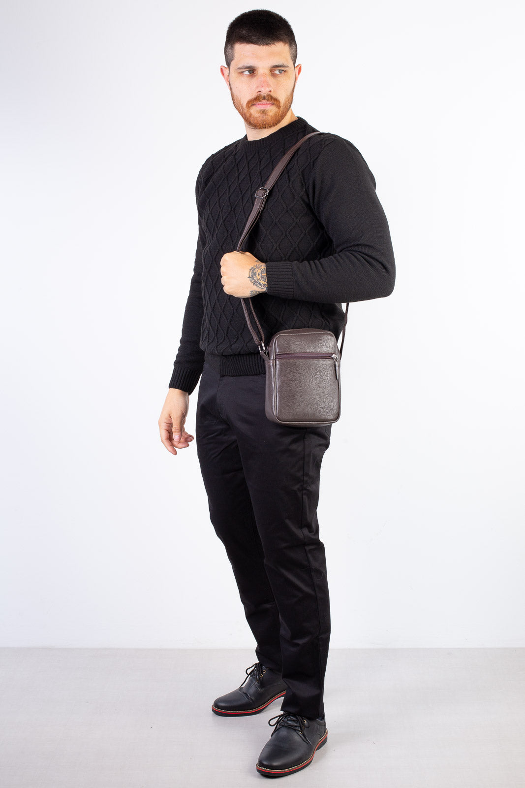 Bolsa shoulder bag de couro Pietro