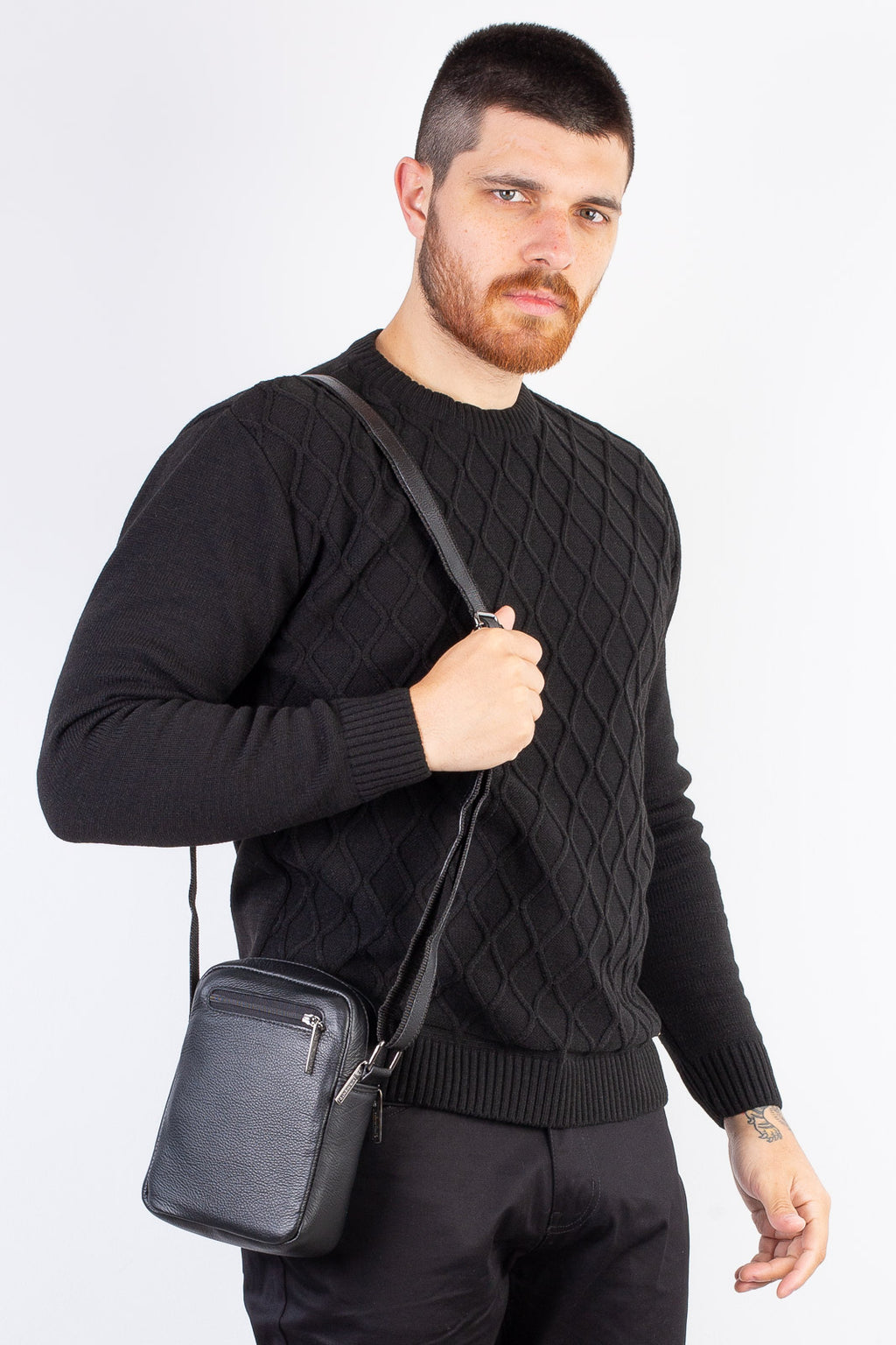 Bolsa shoulder bag de couro Pietro