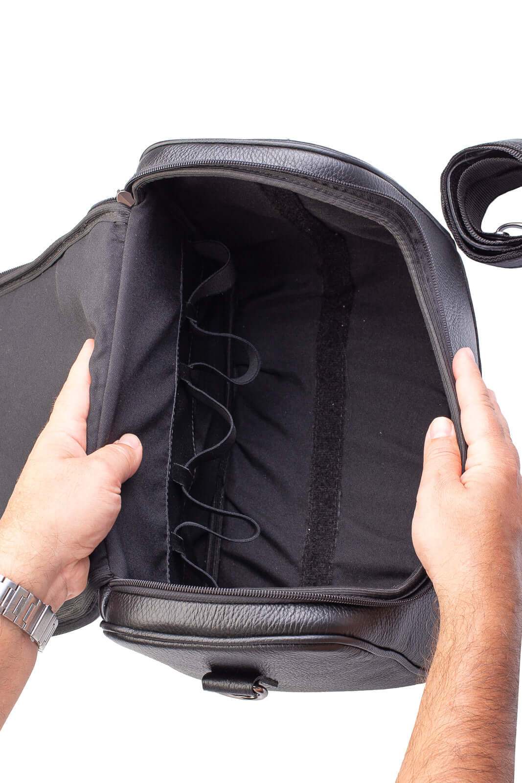 Frasqueira de couro para viagem Roma - Enluaze