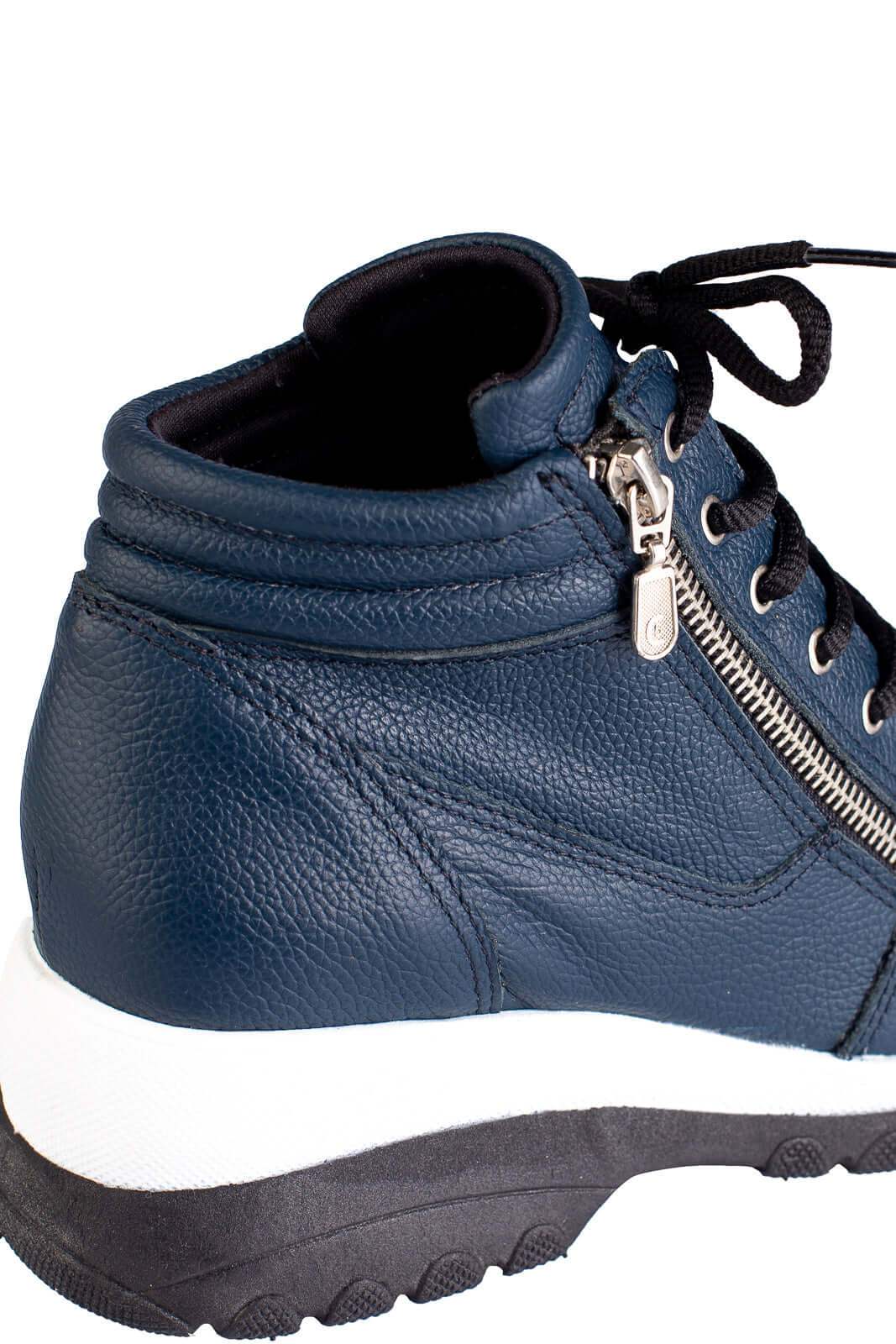 Tênis botinha de couro feminina 090 - Enluaze