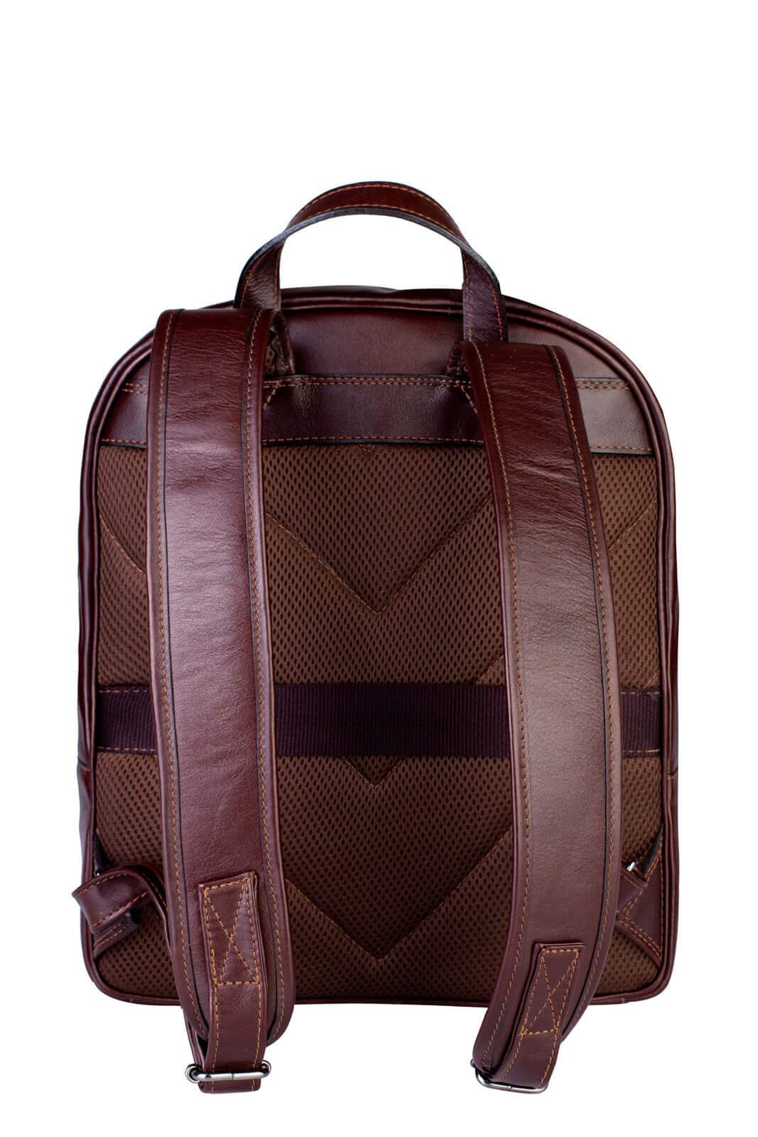 Mochila masculina de couro italiano Steve - Enluaze