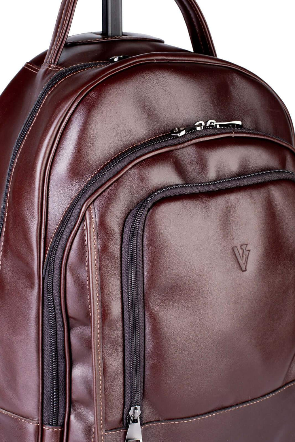 Mochila de carrinho em couro italiano Heitor - Enluaze