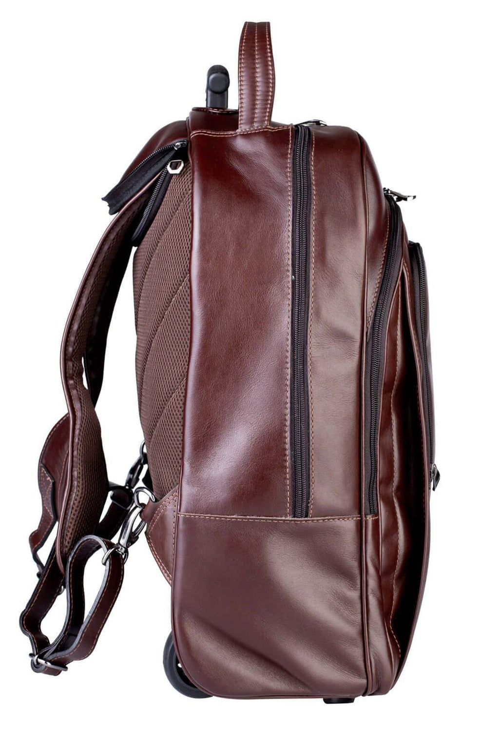 Mochila de carrinho em couro italiano Heitor - Enluaze